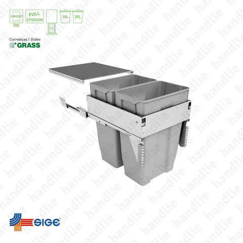 BL.572 - Balde de lixo de extracção total