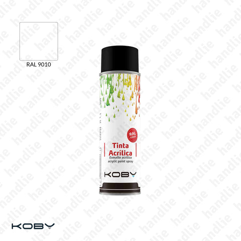 TINTAS ACRÍLICAS EM SPRAY - Branco Mate RAL 9010M