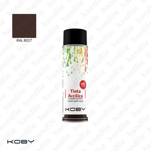 TINTAS ACRÍLICAS EM SPRAY - Castanho RAL 8017