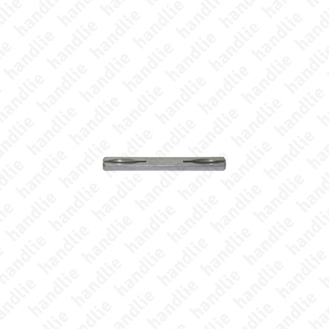 CAV.CR.6 - Ferro quadrado com rasgo Q.6 - AÇO