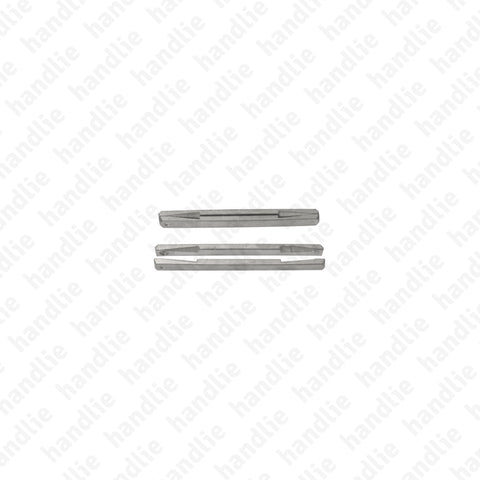 CAVER8 - CAV.ER - Ferro quadrado elástico com rasgo Q.8 - AÇO