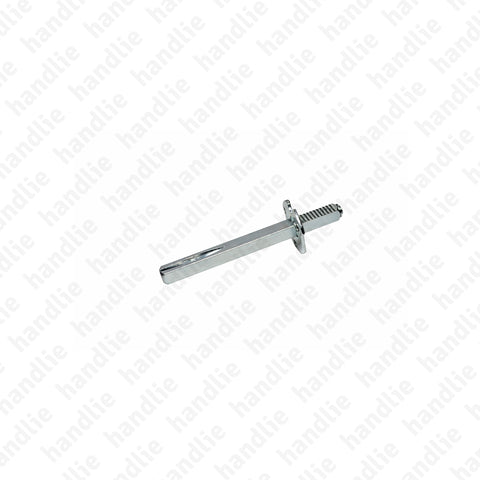 CAV.RF.8 - Ferro quadrado para puxador simples rotativo + puxador fixo Q.8 - AÇO