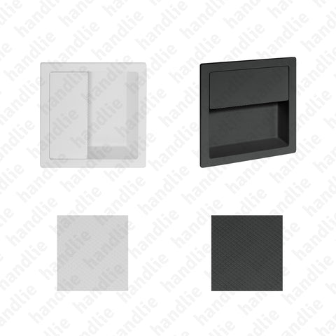 CE.8258 | UDINE - Concha de embutir para mobiliário 98x98