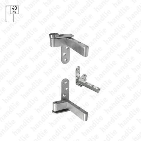 D.1965 - Giro pivotante para portas batente - Inox