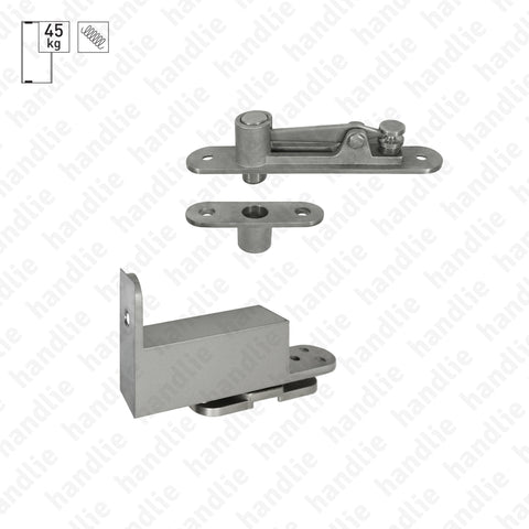 D.1992 - Giro Pivotante com mola de dupla ação - Inox