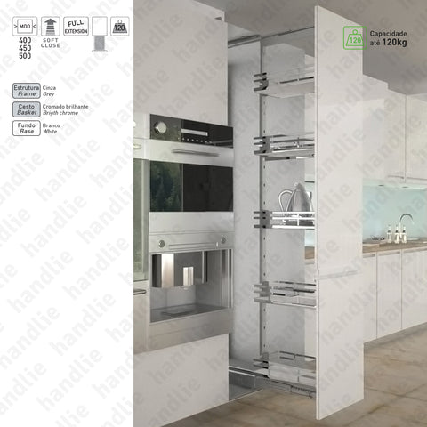EC.255.IP - Despenseiro multiusos com 5 cestos