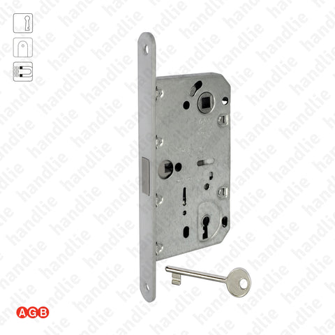 F.110.91.01.R - Mediana Polaris - Fechadura de embutir magnética com chave