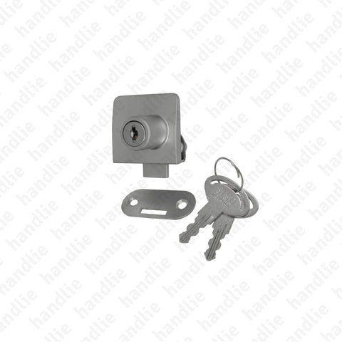 F.14.09.556 Passion Glass - Square - Fechadura para portas de vidro dupla - 2 folhas