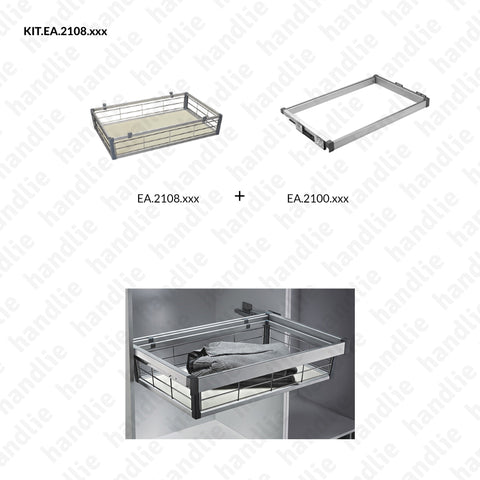 KIT EA.2108 - Kit Cesto para Armário  - SC SQUARE CLOSET