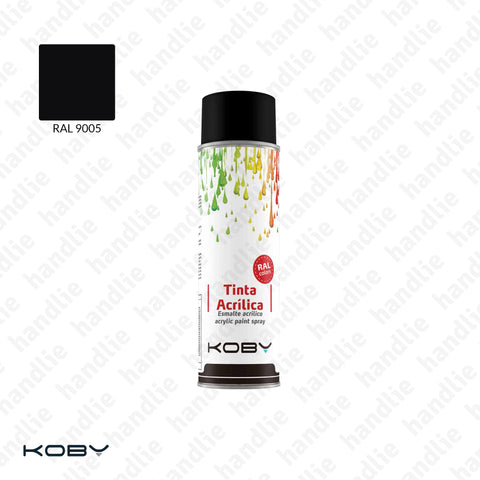 TINTAS ACRÍLICAS EM SPRAY - Negro Mate RAL 9005M