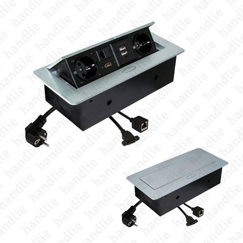TE.287 - Tomada de embutir horizontal
