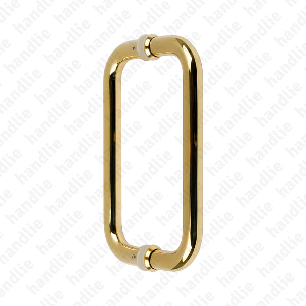 A.IN.8323.A - Asa dupla para portas - Inox PVD