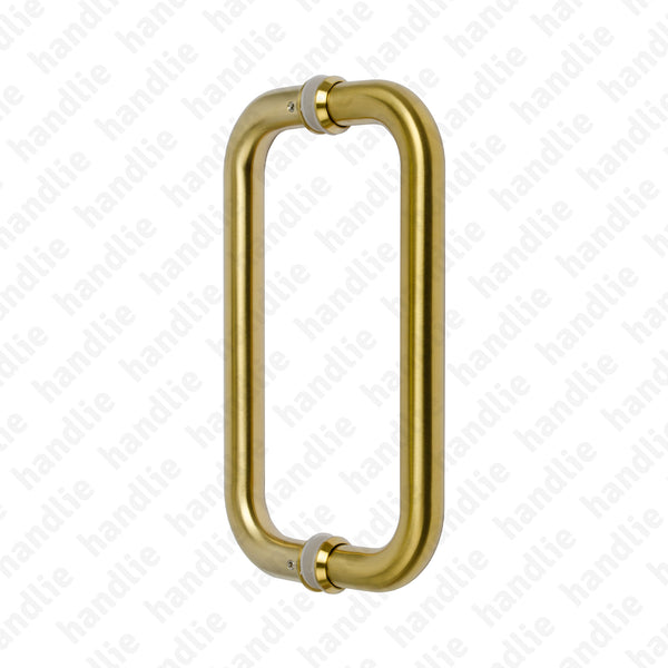 A.IN.8323.A - Asa dupla para portas - Inox PVD