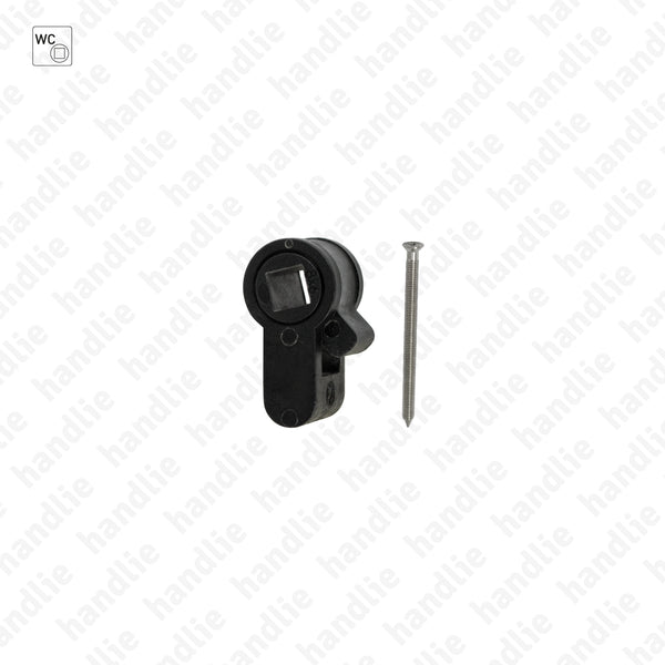 CIL.AWC - Acessório adaptador para converter fechadura para cilindro europeu em dupla quadra (WC)
