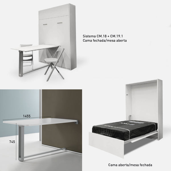 CM.19.1 - Mecanismo para mesa rebatível - Compatível com CM.18