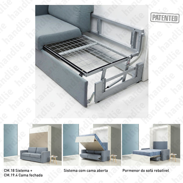 CM.19.4 - Mecanismo para sofá rebatível - Compatível com CM.18