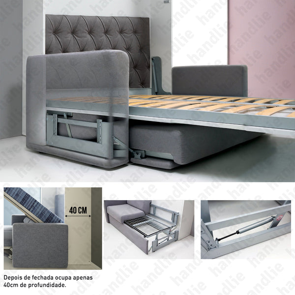 CM.19.4 - Mecanismo para sofá rebatível - Compatível com CM.18