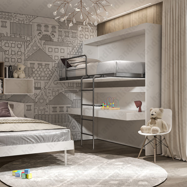 CM.15.1 Sistema cama rebatível - Horizontal (Opção beliche)