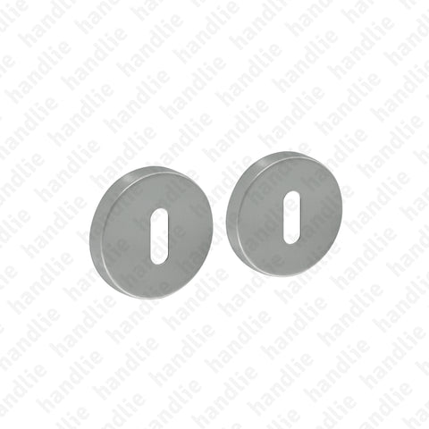 ENT.IN.80N - Par de entradas de chave redondas normal Ø52x9mm