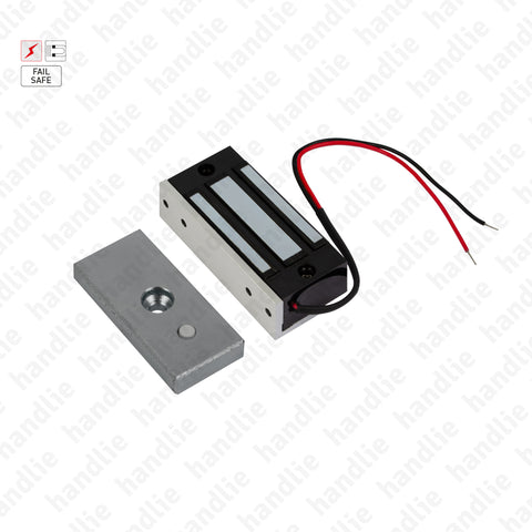 F.EL.100 - Fechadura Eletromagnética para armários - FAIL SAFE - 60kg