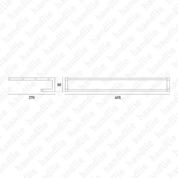 WC.02.0401 Série KADAPUL - Suporte para Toalhas