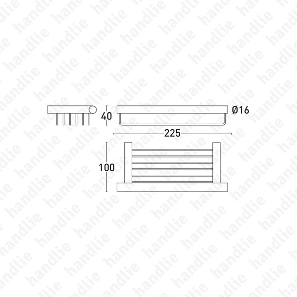 WC.03.0201 Série SEMPA - Saboneteira Banheira