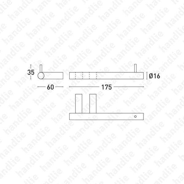 WC.03.0502 Série SEMPA - Porta Rolos