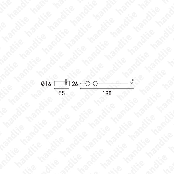 WC.03.0503 Série MINI SEMPA - Porta Rolos