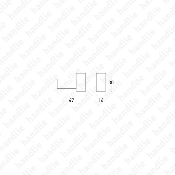 WC.04.0101 Série CORNIZO - Cabide