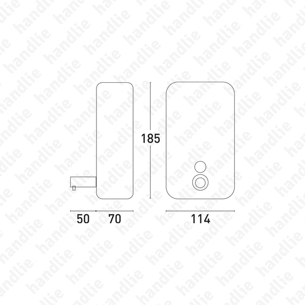 WC.1719.00 - Dispensador de sabão para mãos - MANUAL