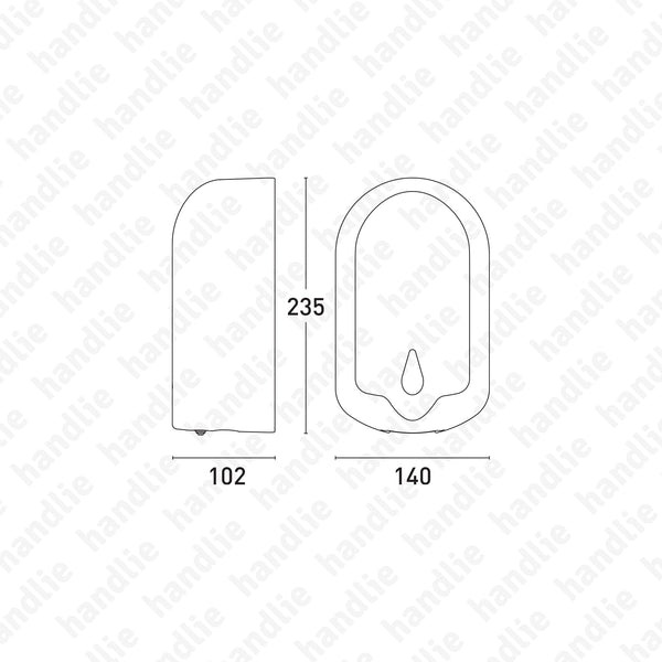 WC.1720.00 - Dispensador de sabão para mãos - AUTOMÁTICO