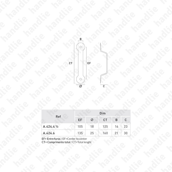 A.424.6 - Asa para porta