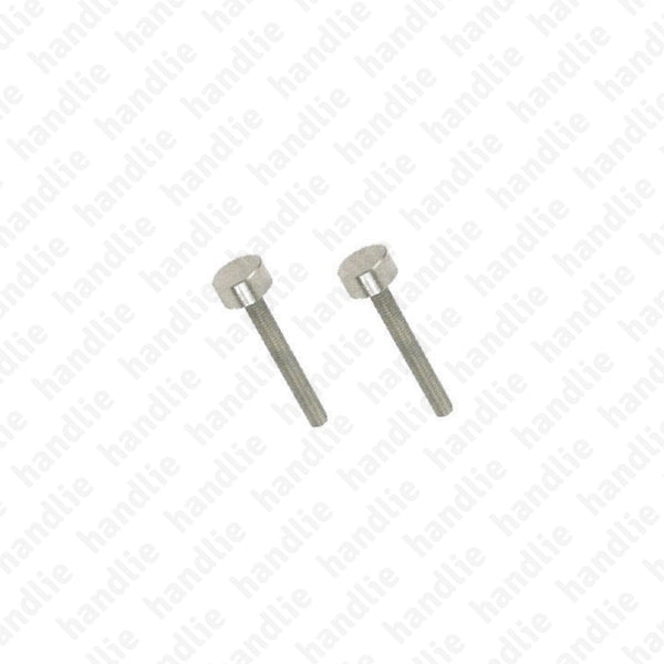 ASMO - Jogo parafusos ocultos - Fixação Asas Simples / Portas madeira / Alumínio