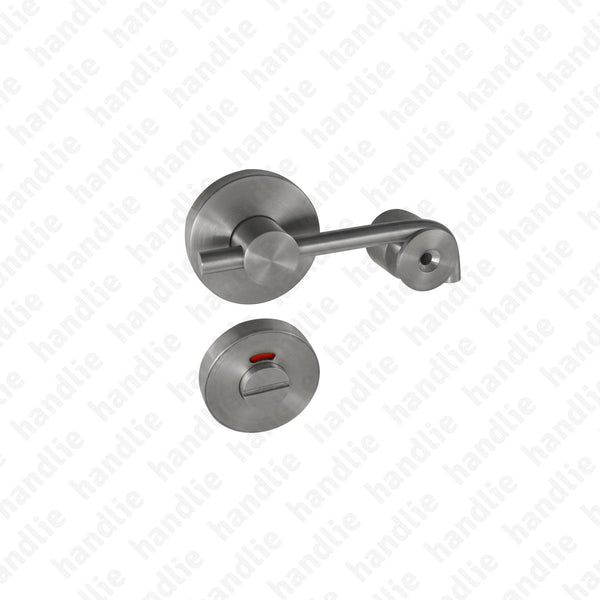 ASM.827 - Fecho WC com gancho e indicador - Inox