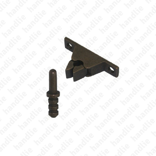 BF.260 - Batente fixador para portas e janelas - Zamac