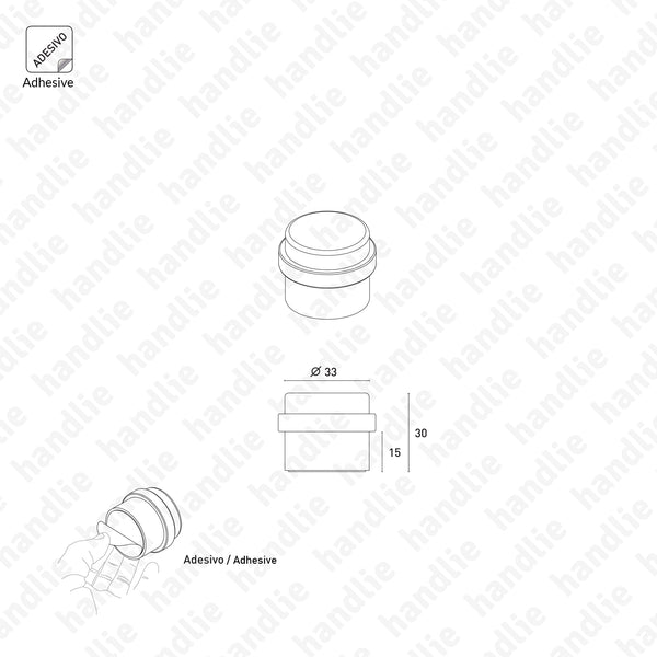 BP.1408 - Batente limitador de porta