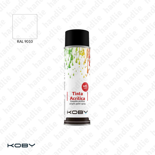 TINTAS ACRÍLICAS EM SPRAY - Branco Mate RAL 9010M