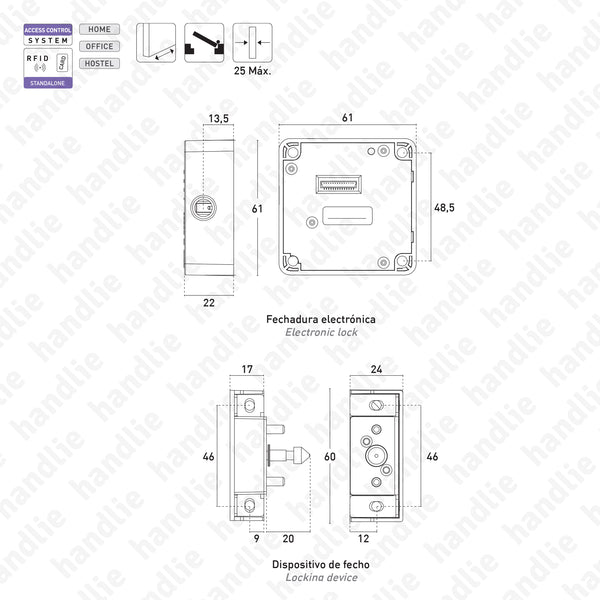 CA.1410 - Controlo de acesso para mobiliário
