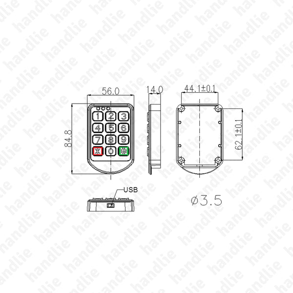 CA.1460 - Controlo de acesso para mobiliário
