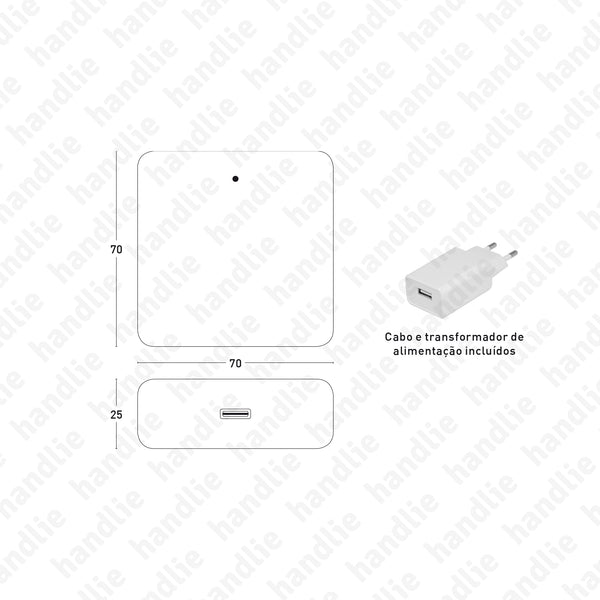 CA.669.TTL - Box para ligação à internet dos controlos de acesso da aplicação TTLock