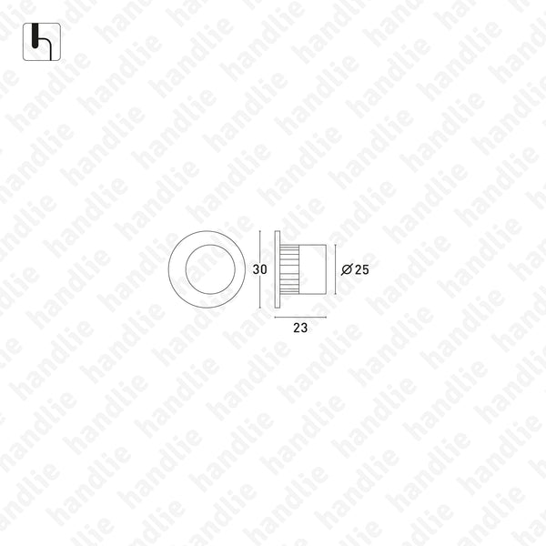 CE.8883/CE.IN.8883 - Concha embutir Ø30