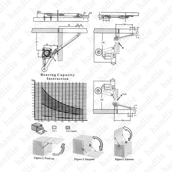 CM.118 - MULTI - Compasso Multi para portas de armário