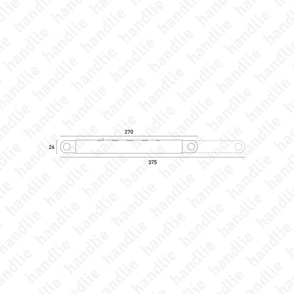 CM.341 - Compassos projectantes para janelas - Abertura para interior