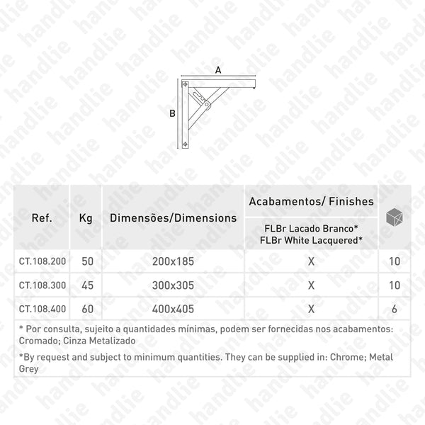 CT.108 - Cantoneira Abatível