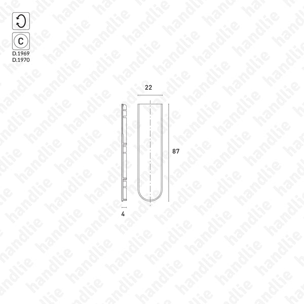 D.ACE.1974 - Tampa embelezadora para D.1969