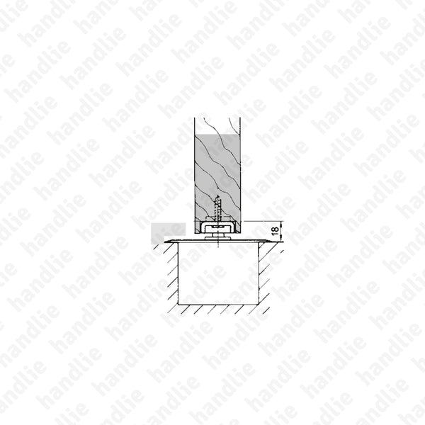 D.ACE.8021 - Braço inferior compatível com BTS75V (Eixo Alemão)