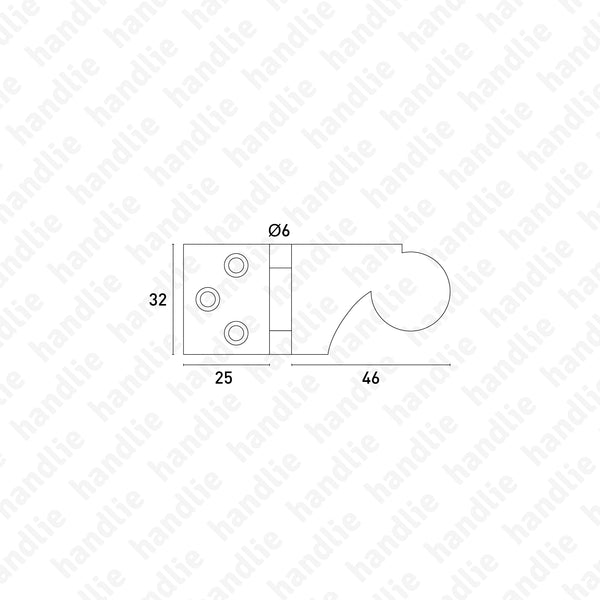 DJ.66 - Descansos para janelas de guilhotina