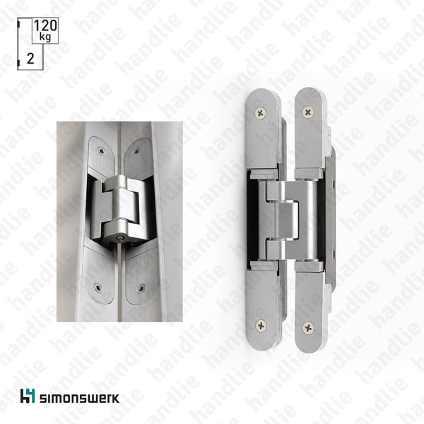 TE.540.3D - Dobradiça oculta TECTUS 3 D - Carga 120Kgs | SIMONSWERK