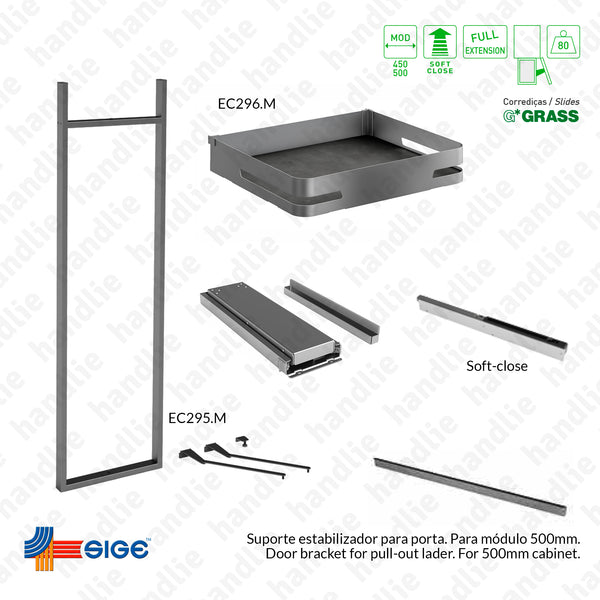 KIT EC.295.M - Despenseiro multiusos com 5 cestos