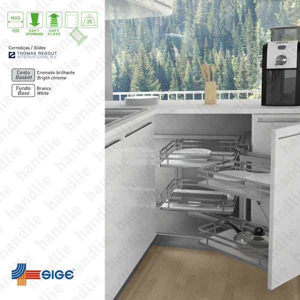 EC.350.IP - Canto mágico com 4 cestos